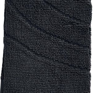 Černý froté bavlněný ručník 30x30 cm Time – Zone