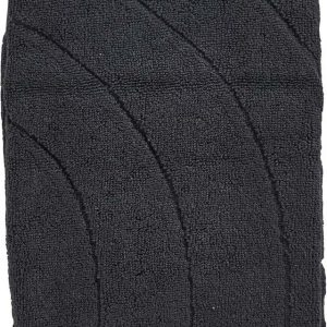 Černý froté bavlněný ručník 50x70 cm Time – Zone