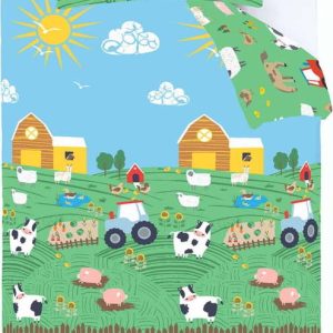 Dětské povlečení na dvoulůžko 200x200 cm Farmyard Animals – Catherine Lansfield