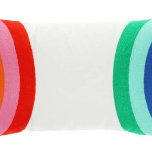 Dětský polštářek s příměsí bavlny 50x33 cm Rainbow – Rex London