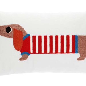 Dětský polštářek s příměsí bavlny 50x33 cm Sausage Dog – Rex London