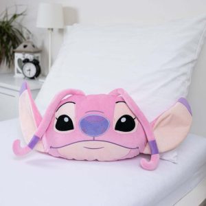 Fleecový dětský polštářek 41x32 cm Lilo and Stitch "Angel Pink" – Jerry Fabrics