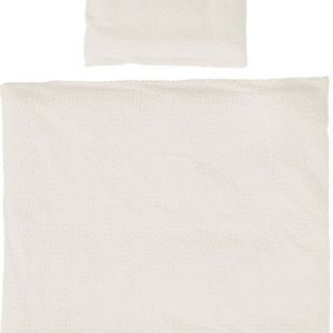 Krémové dětské povlečení do postýlky 80x80 cm Seashells – Roba