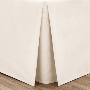 Krémový perkálový potah na rám postele 150x200 cm Easy Iron Percale – Catherine Lansfield