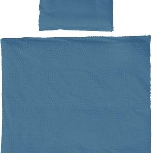 Modré dětské povlečení do postýlky 80x80 cm Seashells – Roba