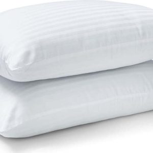 Polštář 2 ks 48x74 cm Hotel Satin Stripe – Catherine Lansfield