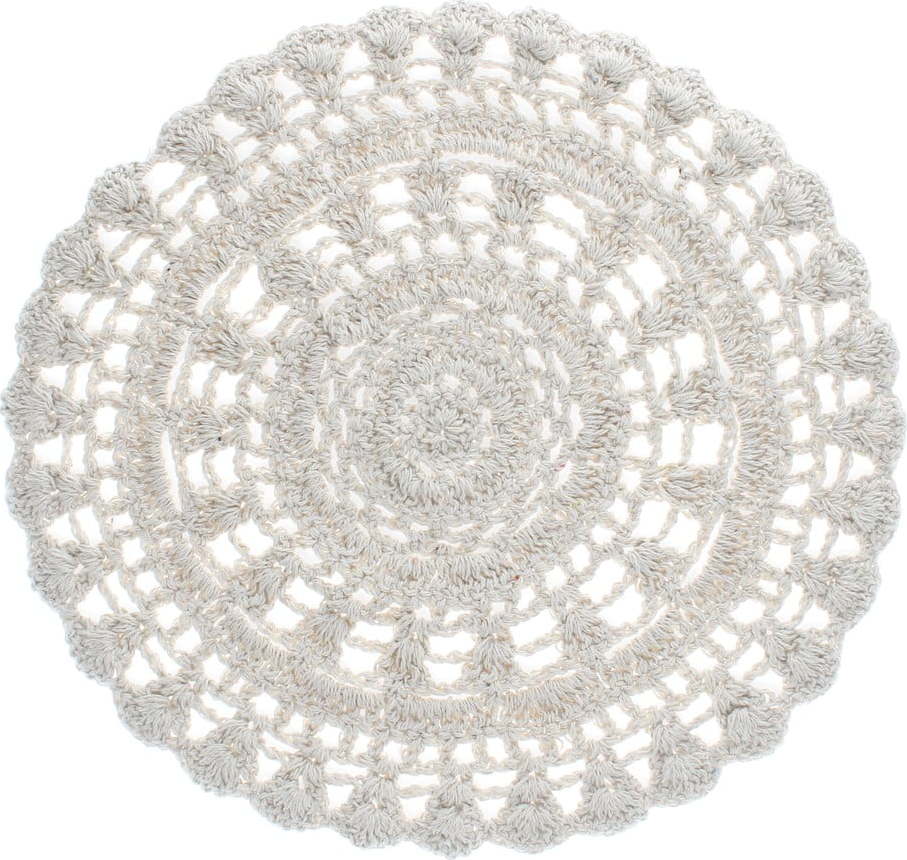 Prostírání s příměsí bavlny ø 35 cm Crochet – Rex London