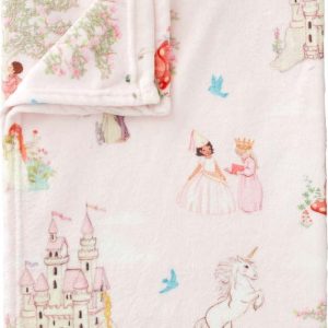 Růžová dětská deka z mikroplyše 150x200 cm Fairytale – Belle & Boo