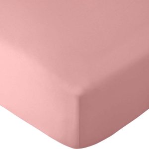 Růžové napínací prostěradlo 150x200 cm So Soft Non-Iron – Catherine Lansfield