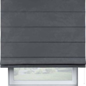 Šedá římská roleta 170x100 cm Posh Velvet - Yellow Tipi