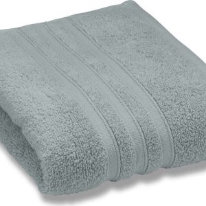 Šedozelená froté bavlněná osuška 90x140 cm Zero Twist – Catherine Lansfield