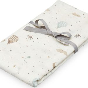 Slonovinová zavinovací dětská deka z Bio bavlny 120x120 cm Dreamland – Cam Cam Copenhagen
