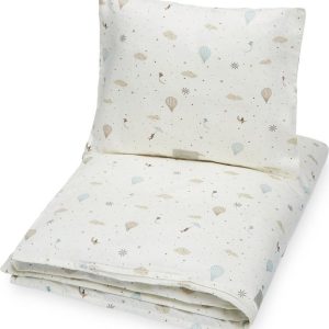 Slonovinové dětské povlečení do postýlky z Bio bavlny 100x140 cm Dreamland – Cam Cam Copenhagen