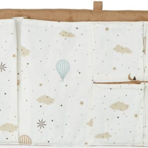 Slonovinový kapsář na dětskou postýlku z Bio bavlny 42 cm Dreamland – Cam Cam Copenhagen