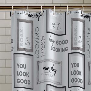 Sprchový závěs 180x180 cm Relax and Unwind – Catherine Lansfield