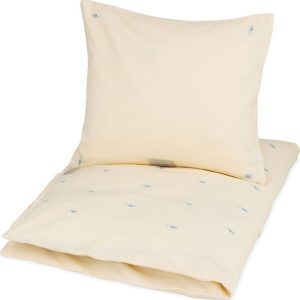 Světle žluté dětské povlečení do postýlky z Bio bavlny 70x100 cm Sea Garden – Cam Cam Copenhagen