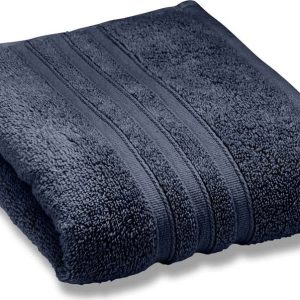 Tmavě modrá froté bavlněná osuška 70x120 cm Zero Twist – Catherine Lansfield