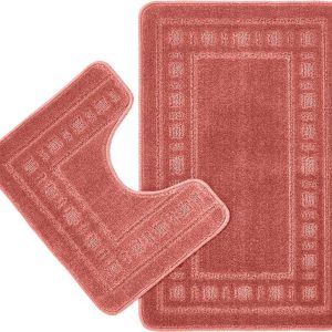 WC koupelnové předložky v sadě 2 ks v terakotové barvě 50x80 cm Armoni – Catherine Lansfield