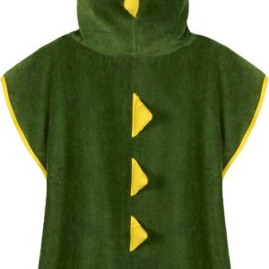 Zelené bavlněné dětské pončo Joep – Good Morning