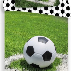 Zelené bavlněné dětské povlečení na jednolůžko 140x200 cm Football – Jerry Fabrics