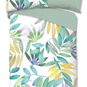 Zelené bavlněné povlečení na jednolůžko 140x200 cm Marcus – Good Morning