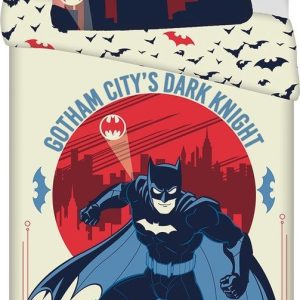 Bavlněné dětské povlečení na jednolůžko 140x200 cm Batman "Gotham's Knight" – Jerry Fabrics