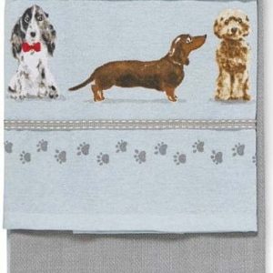 Bavlněné utěrky v sadě 3 ks 45x65 cm Curious Dogs – Cooksmart ®