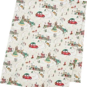 Bavlněný ubrus 137x229 cm Christmas Town – Catherine Lansfield