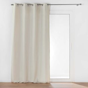 Béžový termo závěs z mikrovlákna 135x260 cm Micropolar – douceur d'intérieur