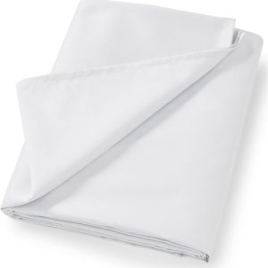 Bílé prostěradlo z bavlněného saténu 230x260 cm Cotton Sateen – Bianca