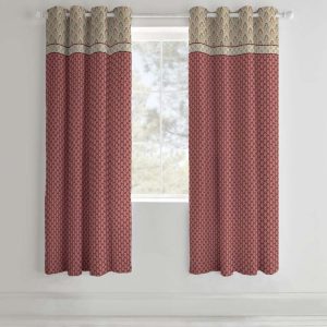 Hnědé závěsy v sadě 2 ks 168x183 cm Kashmir – Catherine Lansfield