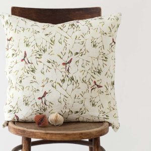 Povlak na polštář s vánočním motivem 40x40 cm – Linen Tales