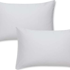 Povlaky na polštáře v sadě 2 ks z bavlněného saténu 50x75 cm Cotton Sateen – Bianca