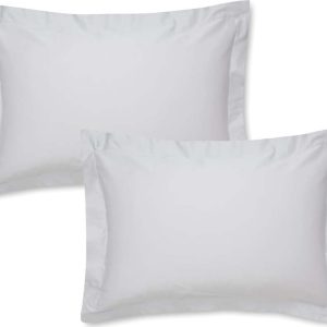 Povlaky na polštáře v sadě 2 ks z bavlněného saténu 50x75 cm Cotton Sateen – Bianca