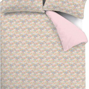 Růžové povlečení na jednolůžko 135x200 cm Darcy Floral – Catherine Lansfield