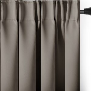 Šedobéžový dimout závěs 200x245 cm Kierra – Restilo