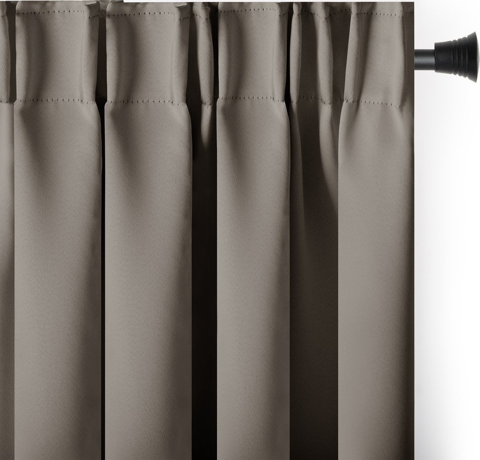 Šedobéžový dimout závěs 200x245 cm Kierra – Restilo