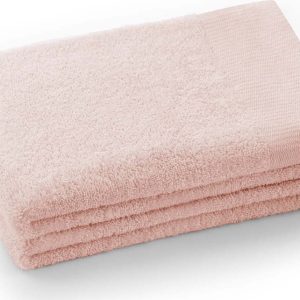 Světle růžová froté bavlněná osuška 70x140 cm Amari – Restilo
