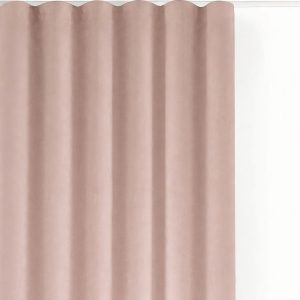 Světle růžový sametový dimout závěs 200x250 cm Velto – Filumi
