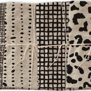 Textilní ubrousky v sadě 4 ks 43x43 cm Leopard – Really Nice Things
