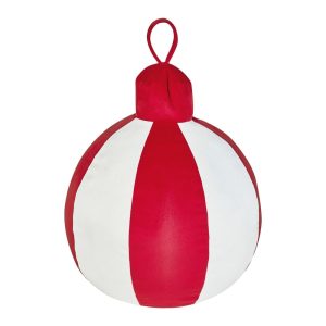 Plyšový dekorační polštář s vánočním motivem 25x30 cm Christmas Bauble – Catherine Lansfield