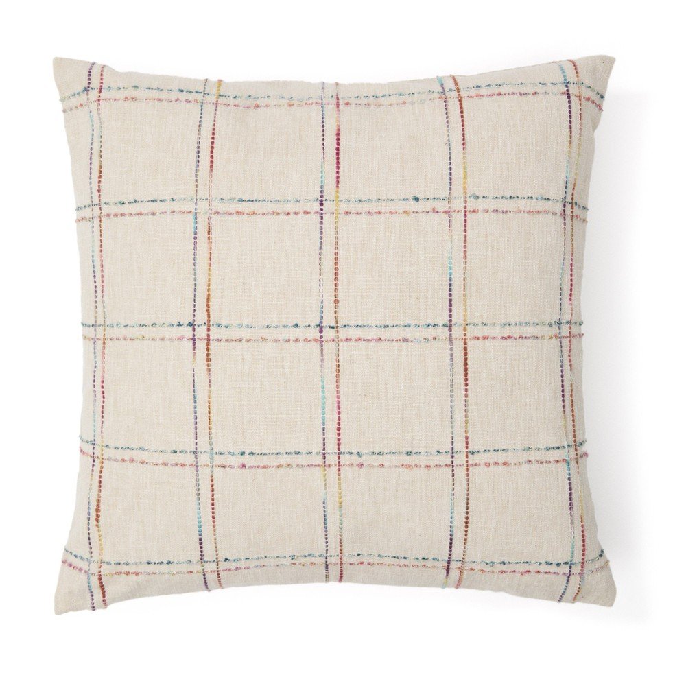 Povlak na polštář s příměsí bavlny 45x45 cm Nety – Kave Home