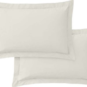 Povlaky na polštáře v sadě 2 ks z bavlněného perkálu 50x75 cm Cotton Percale – Bianca