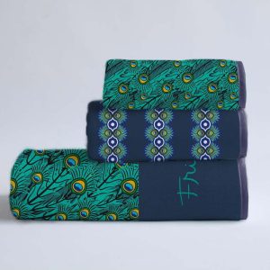 Sada 3 ručníků Madre Selva Peacock