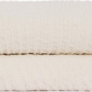 Slonovinový přehoz z žakáru 240x260 cm Zenti – Kave Home