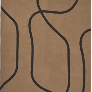 Světle hnědá deka 130x175 cm Shadow – Mette Ditmer Denmark