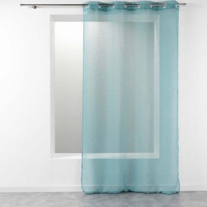 Tyrkysová záclona 140x280 cm Telma – douceur d'intérieur