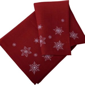Ubrus s vánočním motivem 85x85 cm Crystalline – Dakls