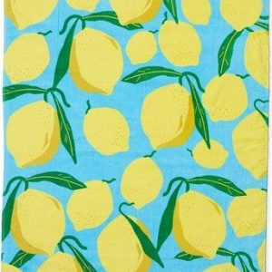 Bavlněná plážová osuška 92x180 cm Lemons Lounger – Catherine Lansfield
