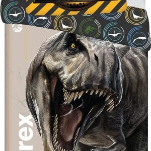 Bavlněné dětské povlečení na jednolůžko 140x200 cm Jurassic World "T-Rex" – Jerry Fabrics
